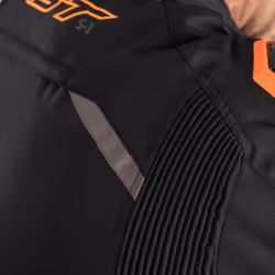 RST S-1 Veste textile moto, noir-gris-orange, taille 3XL pour Hommes