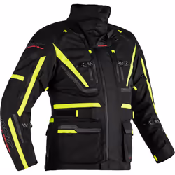 RST Pro Series Paragon 6 Airbag Moto Veste Textile, noir-jaune, taille S pour Hommes