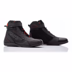 RST Frontier Chaussures de moto dames, noir-rouge, taille 38 pour Femmes