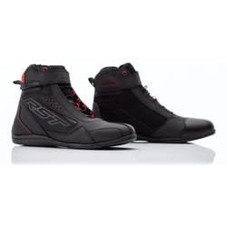 RST Frontier Chaussures de moto dames, noir-rouge, taille 39 pour Femmes