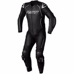 RST S1 Costume en cuir de moto 1 pièce, noir-blanc, taille L pour Hommes