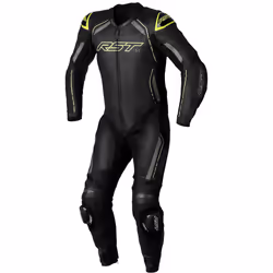 RST S1 Costume en cuir de moto 1 pièce, noir-jaune, taille 3XL pour Hommes