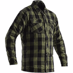 RST Lumberjack Chemise moto, vert, taille 2XL pour Hommes