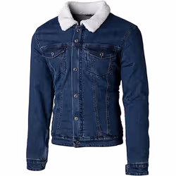 RST Sherpa Denim Veste textile de moto, bleu, taille S pour Hommes