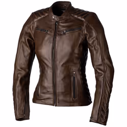 RST Roadster 3 Veste en cuir de moto pour dames, brun, taille M pour Femmes