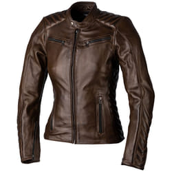 RST Roadster 3 Veste en cuir de moto pour dames, brun, taille L pour Femmes