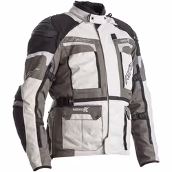 RST Adventure-X Veste textile moto, gris-blanc, taille S pour Hommes