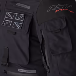 RST Pro Series Ambush veste imperméable en textile de moto, noir, taille L pour Hommes