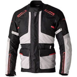 RST Endurance Veste textile de moto, noir-gris-rouge, taille S pour Hommes