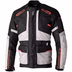 RST Endurance Veste textile de moto, noir-gris-rouge, taille M pour Hommes