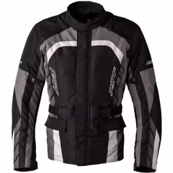RST Alpha 5 Veste textile de moto, noir-gris, taille S pour Hommes