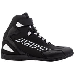 RST Sabre Chaussures de moto, noir-blanc, taille 47 pour Hommes