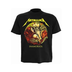 T-Shirt - Metallica - Inamorata - Noir - Manches courtes - Coupe regular