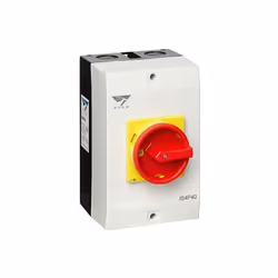 Coffret interrupteur sectionneur cadenassable IS4P40 4 pôles 40A . Ce boitier coupure de proximité peut également être utilis ...