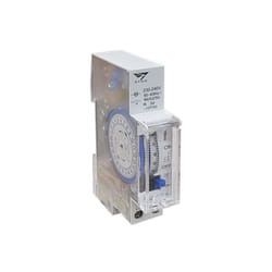 SMT961C Horloge modulaire journalière 24h analogique - 220VAC - plage de 15min - 1 module - IMO