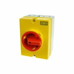 Coffret avec interrupteur sectionneur cadenassable 4 pôles 40A. Cette coupure de proximité peut également être utilisé en mon ...