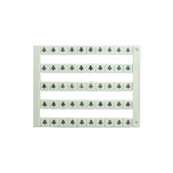 Lot de 50 étiquettes de repérage borne - impression "Terre" - IMO Se clips directement sur la borne. Permet de marquer les bo ...