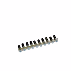 Barette de jonction sécable, 10 voies, pour borne à vis 10 mm² - IMO CC10/10. Se monte exclusivement sur les bornes 10mm² ER1 ...