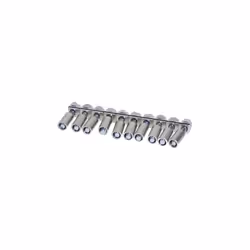 Barette de jonction sécable, 10 voies, pour borne à vis 2.5 mm² - IMO CC2.5/10. Se monte exclusivement sur les bornes 2.5mm²  ...