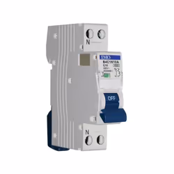 Disjoncteur modulaire pôle+neutre (Ph+N) 20A 4,5kA Courbe C. - Protection de la Phase et coupure du Neutre - Courant de point ...