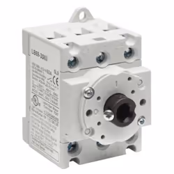 Sectionneur 3 pôles 20A pour montage en fond d'armoire électrique - Intensité (A) : 20 A - Contact neutre en option - Contact ...