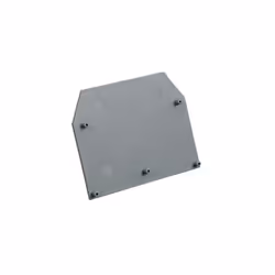 Plaque d'extrémité grise pour borne à vis 16mm², IMO - Gamme : EP16 Se monte sur le côté des bornes ER16 IMO. Plaque d'extrém ...