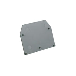 IMO - Plaque d'extrémité grise pour borne à vis 16mm²