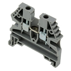 Borne de jonction à vis 2,5mm² - pas 5mm - grise IMO