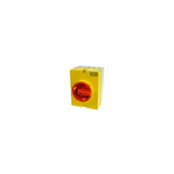 Coffret avec interrupteur sectionneur cadenassable 3 pôles 63A. Cette coupure de proximité peut également être utilisé en mon ...