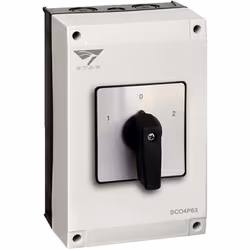 Boitier inverseur de source monophasé 2P ou triphasé 4P 63A avec position zéro Cet inverseur de source fabriqué par la marque ...