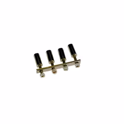 Barette de jonction sécable, 4 voies, pour borne à vis 4 mm² - IMO CC4/4. Se monte exclusivement sur les bornes 4mm² ER4 et E ...