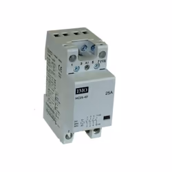 Contacteur modulaire 230VAC , 25A, 4NF, IMO pour tableau électrique. - Montage sur rail DIN de votre coffret électrique. - Id ...