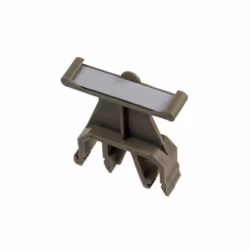 Porte étiquette beige, repérage groupe de bornes avec étiquette blanche - IMO Se clips directement sur le rail DIN. Permet de ...