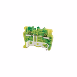 Borne de jonction automatique vert/jaune (terre) 2.5mm², 800V, 24A, IMO - Gamme : PF (Push Fit/push In) Reliez vos fils et câ ...