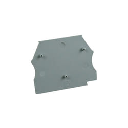 IMO - Plaque d'extrémité grise pour borne à vis 2,5 à 10mm²