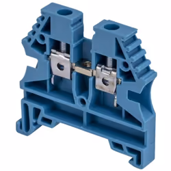 Borne de jonction à vis bleue 4mm², 600V, 32A, IMO - Gamme : ER Reliez vos fils et câbles à une installation électrique à l’a ...