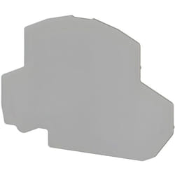 Plaque d'extrémité grise pour borne deux étages PFD2.5 IMO