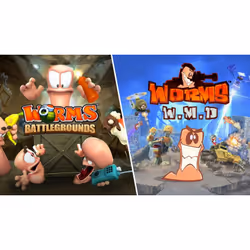 Team17 Worms Battlegrounds + Worms WMD Double Pack, PlayStation 4, Mode Multiplayer, Tout le monde de plus de 10 ans