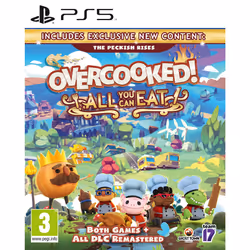 Team17 Overcooked! All You Can Eat, PlayStation 5, Mode Multiplayer, Tout le monde, Support physique