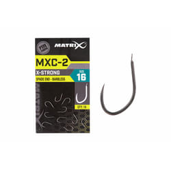 Hameçons sans ardillon Matrix MXC-2 Spade End (PTFE) x10 - noir - Taille 10