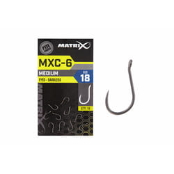 Hameçons sans ardillon Matrix MXC-6 Eyed (PTFE) x10 - Taille 18