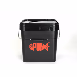 Fox Spomb Bucket Square Bucket 17ltr Seau de Pêche Bac Cuvette Bassine Appât Amorce Accessoires