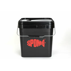 Fox Spomb Bucket Square Bucket 17ltr Seau de Pêche Bac Cuvette Bassine Appât Amorce Accessoires