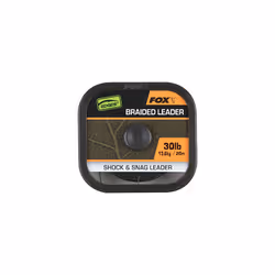 Lot de 3 bas de ligne tressée Fox Naturals Leader
