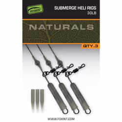 Émerillon carpe Fox Submerged Heli Rigs (x3)
