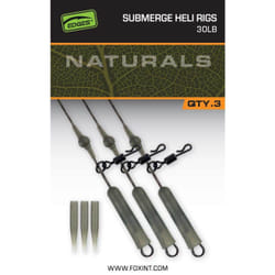 Émerillon carpe Fox Submerged Heli Rigs (x3)