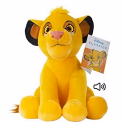 Peluche - SAMBRO - Simba - 29 cm - Avec son - Mixte