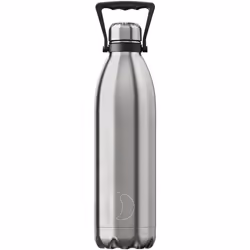 Chilly's B1800SSSTL, 1800 ml, Utilisation quotidienne, Acier inoxydable, Acier inoxydable, 24 h, 12 h