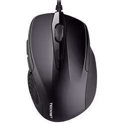 Souris USB Filaire - TECKNET - Pro S2 - 6 Boutons - 2000 dpi - Contrôle Précis