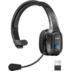 Casque Bluetooth sans Fil avec MicroRéduction du Bruit Casque Audio 55 Heures dautonomie pour PC Portable OrdinateurCentre da